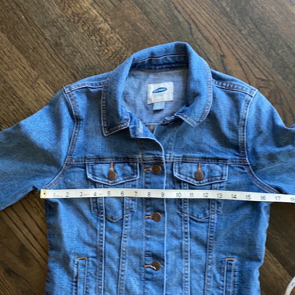 Old Navy Denim Jean Jacket Small S EUC - Picture 3 of 6